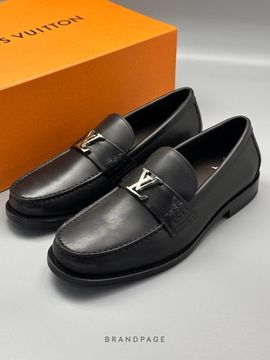 Лоферы чёрные от Louis Vuitton Major BP5-620202