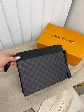 Папка темно-серая А5 Louis Vuitton премиум BP-28002