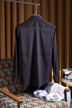 Рубашка хлопковая Zegna BPLUX5381