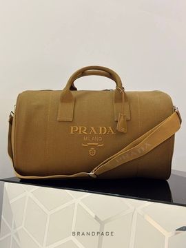 Дорожная сумка горчичная от Prada BP5-959725