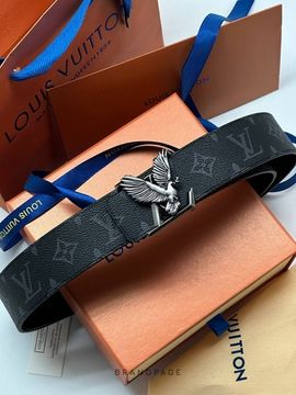 Ремень серый от Louis Vuitton LV Dove BP5-104757