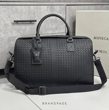 Дорожная сумка чёрная от Bottega Veneta BP5-605917