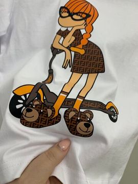 Футболка из мягкого материала Fendi BP-34433