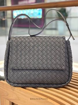 Мессенджер серый от Bottega Veneta BP5-878716