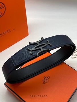 Ремень тёмно-синий от Hermès BP5-299479