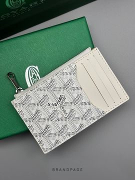 Картхолдер белый с серым узором от Goyard BP5-149513