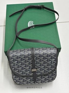 Сумка серая с белым узором от Goyard BP5-362200