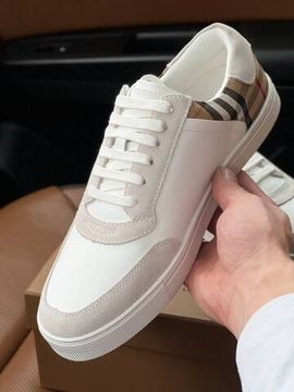 Трендовые кеды белые Burberry BP-695851