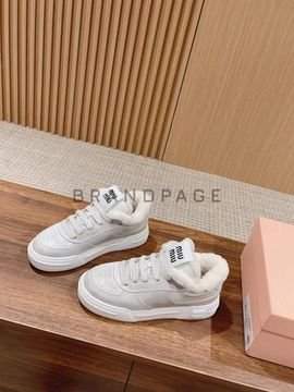 Кроссовки с мехом Miu Miu BPLUX12479