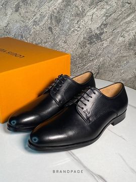 Туфли чёрные от Louis Vuitton Kensington Derby BP5-136485