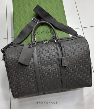 Дорожная сумка тёмно-серая от Gucci BP5-549314