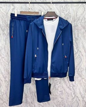 Спортивный костюм с синими манжетами Kiton BP-29847