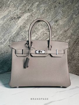 Сумка серая от Hermès Birkin BP5-467953