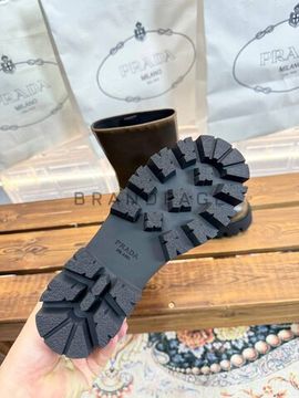 Женские ботинки кожаные Prada BPLUX12544