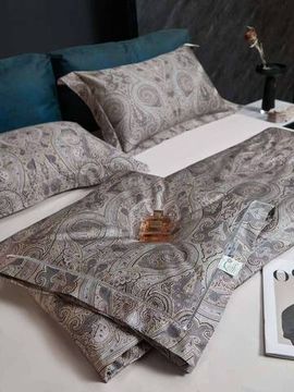 Etro BP-51849 базальтово-серый комплект белья