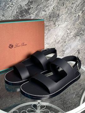 Сандалии чёрные от Loro Piana BP5-749086