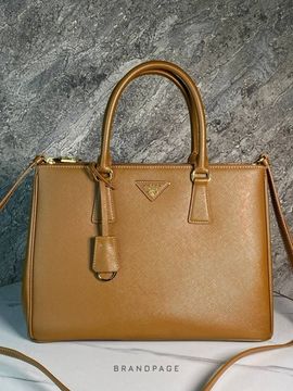 Сумка карамельная от Prada Galleria BP5-217996
