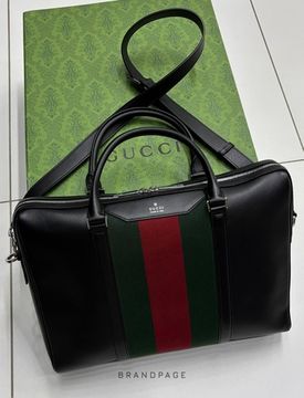 Портфель чёрный от Gucci BP5-549522