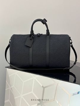 Сумка чёрная от Louis Vuitton Keepall Bandoulière 50 BP5-156973