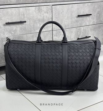 Дорожная сумка чёрная от Bottega Veneta BP5-596509