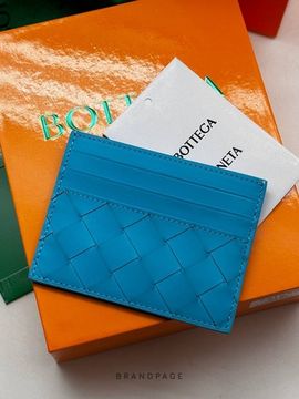 Картхолдер бирюзово-голубой от Bottega Veneta BP5-857645
