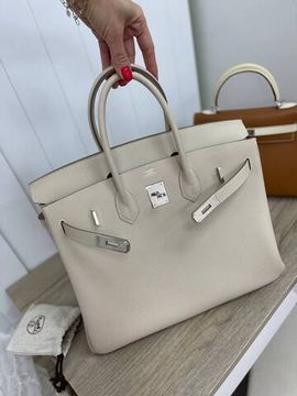 Элегантная женская сумка Birkin, 25 см, PHW Hermes BP-29488