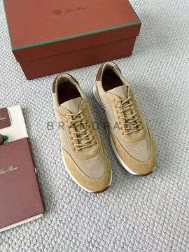 Кроссовки из натуральной замши и микрофибры Loro Piana BPLUX12721