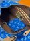 Дорожная сумка синяя с белым узором и светло-коричневыми деталями от Louis Vuitton BP5-749408 — фото 5 [TG d4844557f462-005]