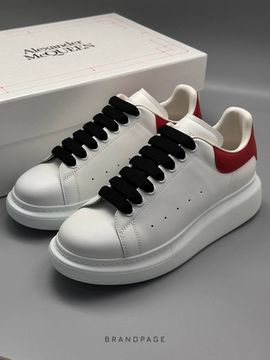 Кеды бело-красные от Alexander McQueen Oversized Sneaker BP5-934852