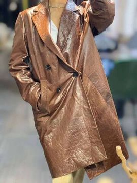 Премиум кожаный плащ Loro Piana BP-40361