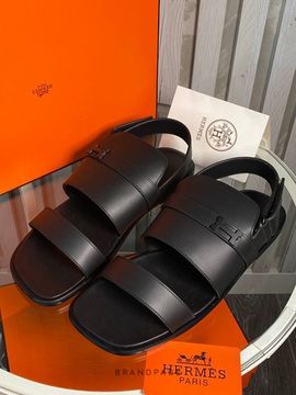 Сандалии чёрные от Hermès BP5-448752