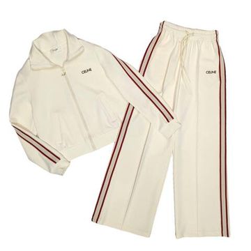 Светло-серый спортивный костюм Celine BP-53565