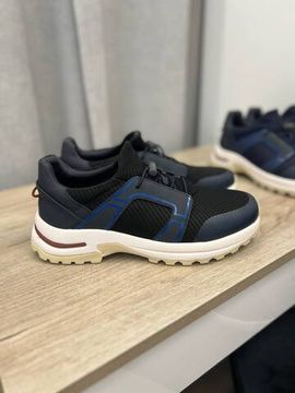 Кроссовки Loro Piana черно-синие BP-46358