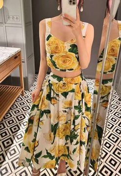 Dolce & Gabbana коллекционный костюм женский BP-50156