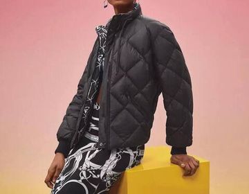 Пуховик двухсторонний премиальный Hermes BP-20638