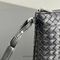 Клатч Bottega Veneta Intrecciato Piccolo Prism Pouch, чёрный — фото 6 [ARMORS b0028a7bd0d8-006]