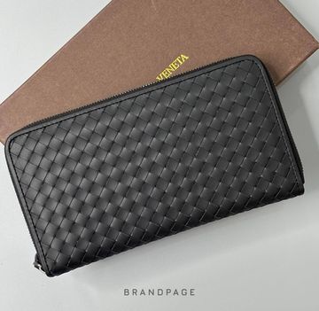 Портмоне чёрное от Bottega Veneta BP5-369215