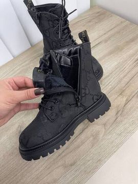 Демисезонные ботинки из кожи Gucci BP-24150