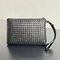 Клатч Bottega Veneta Intrecciato Piccolo Prism Pouch, чёрный — фото 2 [ARMORS b0028a7bd0d8-002]