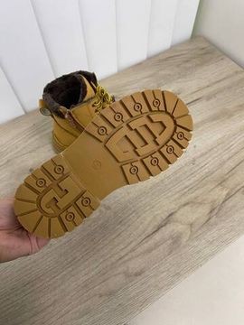 Демисезонные ботинки из кожи и текстиля Louis Vuitton BP-24152