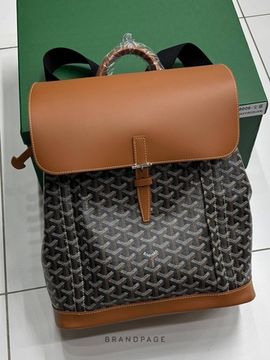 Рюкзак чёрно-коричневый от Goyard BP5-400107