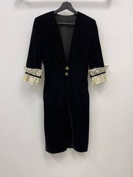 Бархатное элитное платье Yves Saint Laurent BP-24294