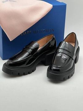 Лоферы черные Stuart Weitzman BP-99214751