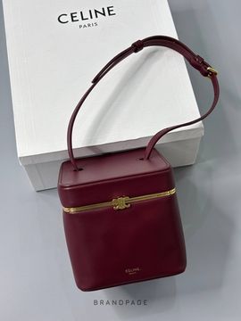 Сумка бордовая от Celine Cube BP5-698877