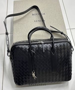 Портфель чёрный от Bottega Veneta BP5-261190