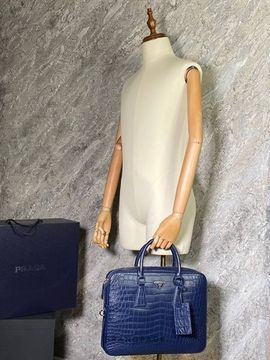 Портфель тёмно-синий от Prada BP5-895489