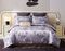 Пурпурно-синий постельный комплект Christian Dior BP-48364