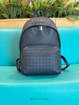 Рюкзак серо-синий от Bottega Veneta BP5-921551