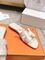 Шлёпанцы кожаные Hermes Oran BPLUX12466