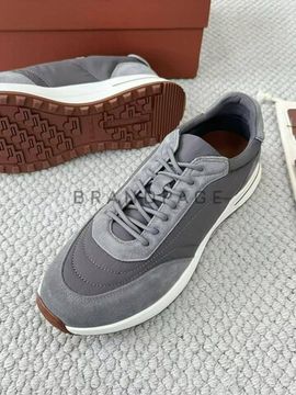 Кроссовки из замши и микрофибры Loro Piana BPLUX12666